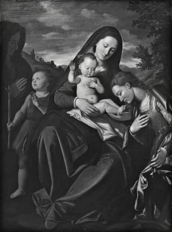 Madonna con Bambino, san Giovannino, sant'Elisabetta e santa Caterina d'Alessandria